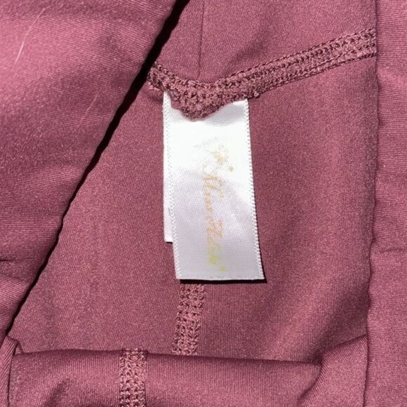 Miss Adola Leggings Womens Size 10 Maroon Red Crisscross Waist Pockets - Picture 4 of 9